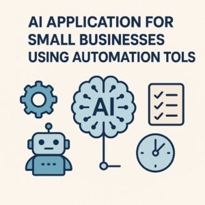 AI application for small businesses using automation tools