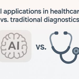 AI applications in healthcare vs. traditional diagnostics