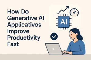 How do generative AI applications improve productivity fast