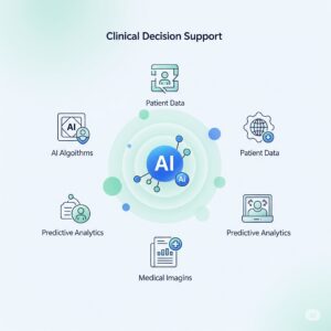 clinical decisions with top AI applications in healthcare