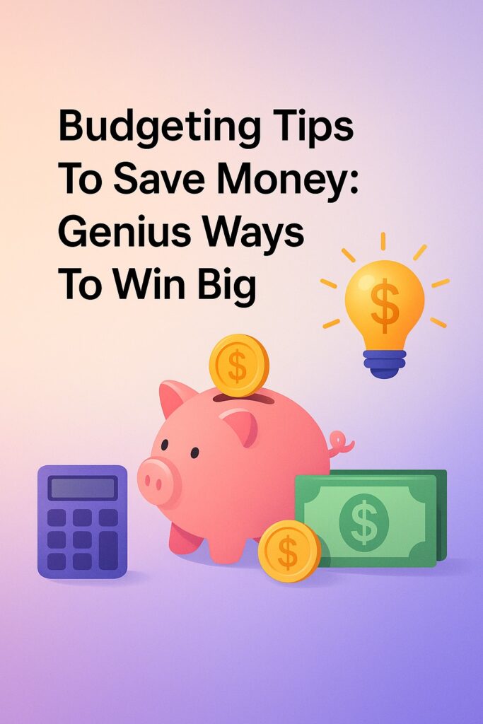 Budgeting tips to save money