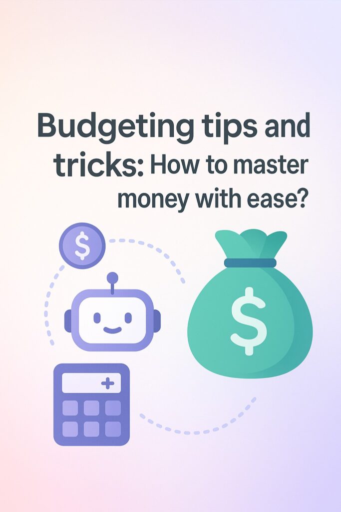 Budgeting tips to save money
