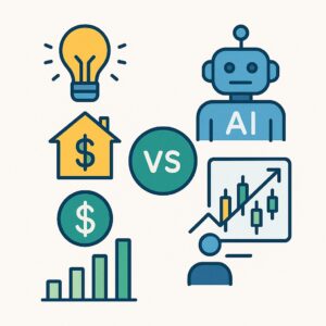 Passive income ideas vs. AI stock trading bots