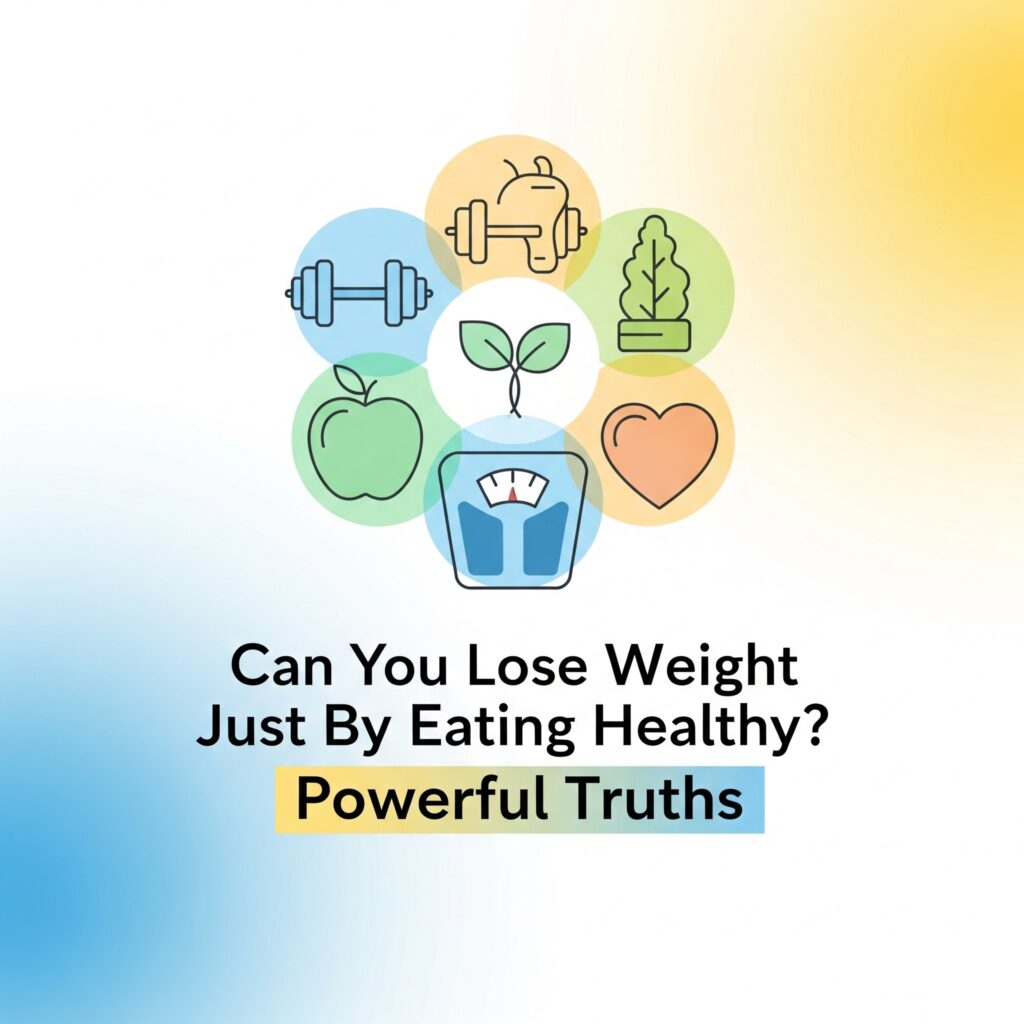 Can you lose weight just by eating healthy