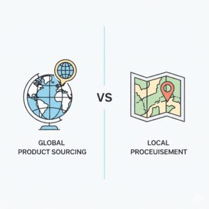 Global product sourcing vs. local procurement