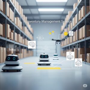 How does AI improve inventory management services Inventory management services