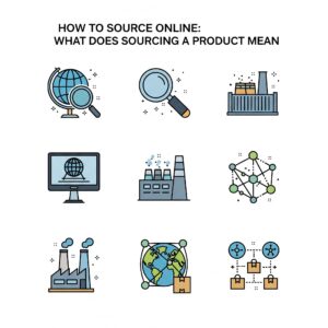 How to source online What does sourcing a product mean