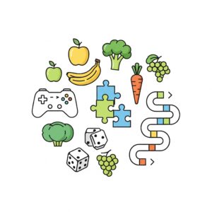 How to teach kids healthy eating habits through games