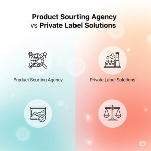 Product sourcing agency vs private label solutions
