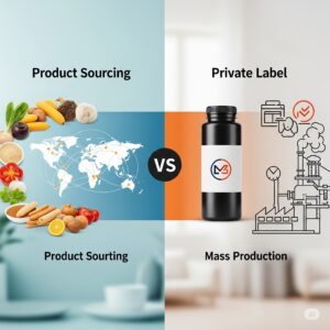 Product sourcing services vs private label solutions