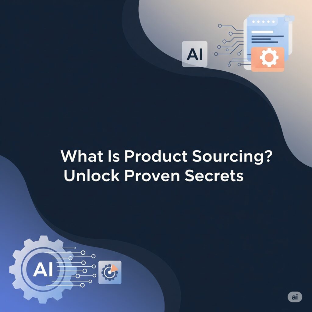what is product sourcing