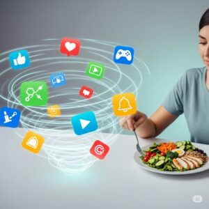 barrier to eating healthy when digital distractions take over which situation is a barrier to eating healthy?