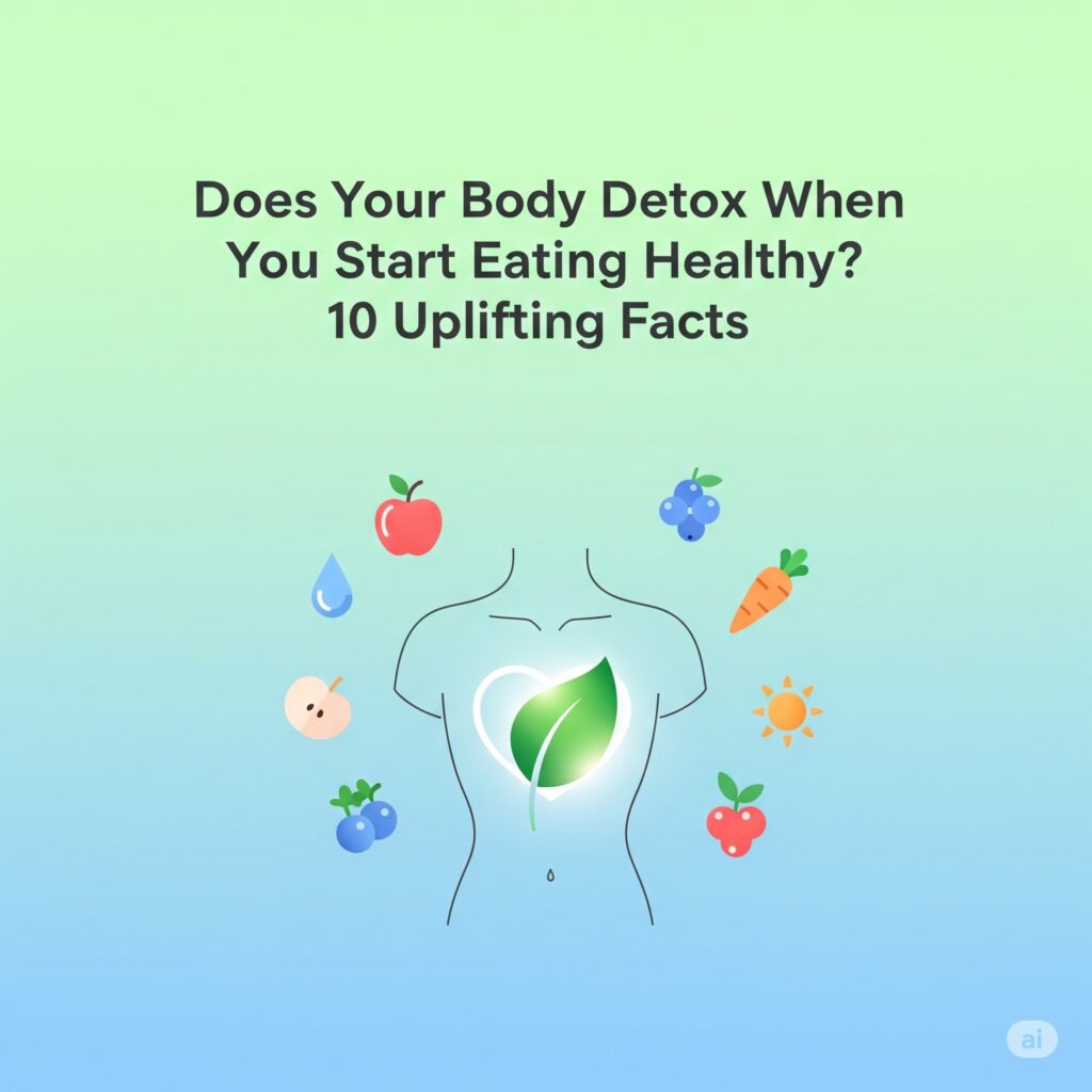 does your body detox when you start eating healthy