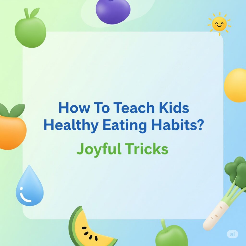 how to teach kids healthy eating habits