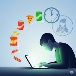 situation is a barrier to eating healthy caused by tech-related lifestyle challenges