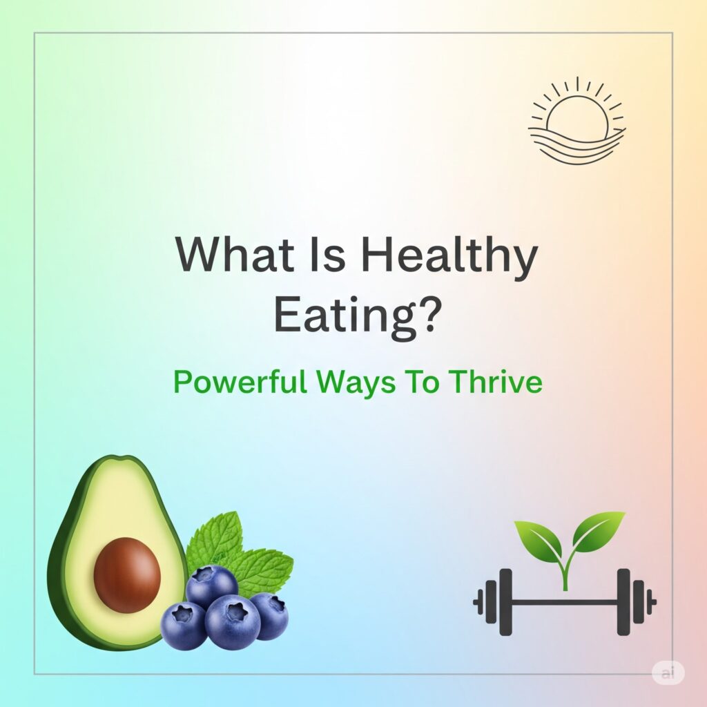 What is healthy eating