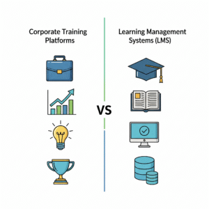 Corporate training platforms vs learning management systems corporate training platforms