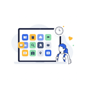 Microlearning in K-12 online learning platforms