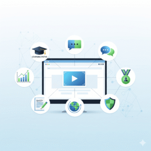 Top e-learning features in corporate training platforms