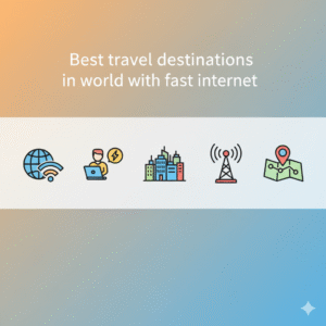 Best travel destinations in the world with fast internet